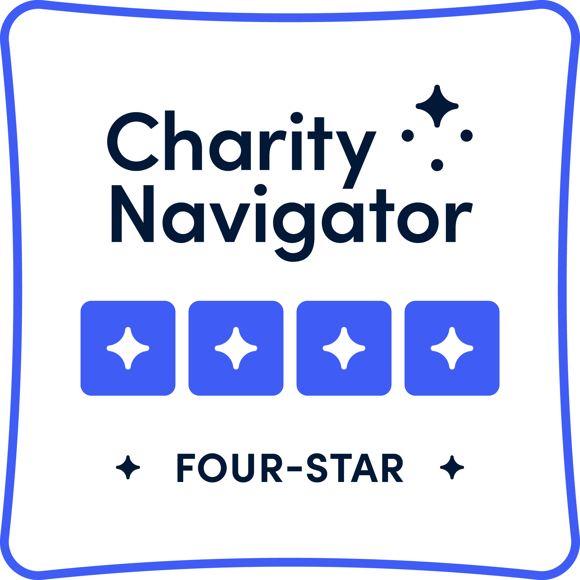 Charity Navigator 4-star badge